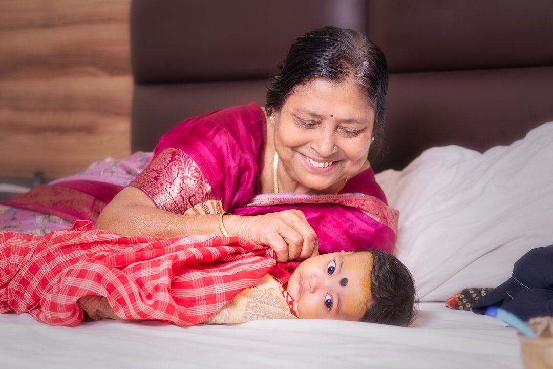 grandmother telling story