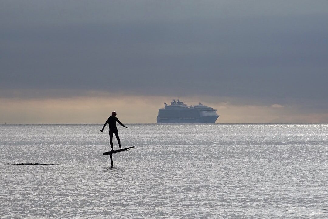 ghost ship at sea